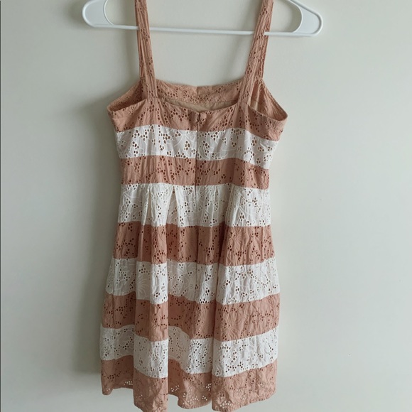 LOFT Petite striped mini dress - Picture 2 of 4